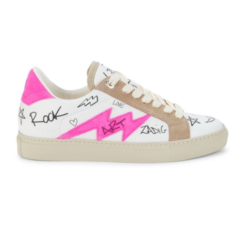 ZADIG & VOLTAIRE Charms Sneaker In Paradise size 41